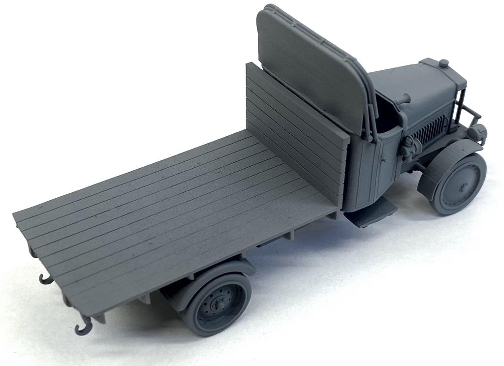 AIM - Ground Equipment GE72142 1:72 Leyland Subsidy A type flatbed lorry - circa 1916 - 3d-printed
