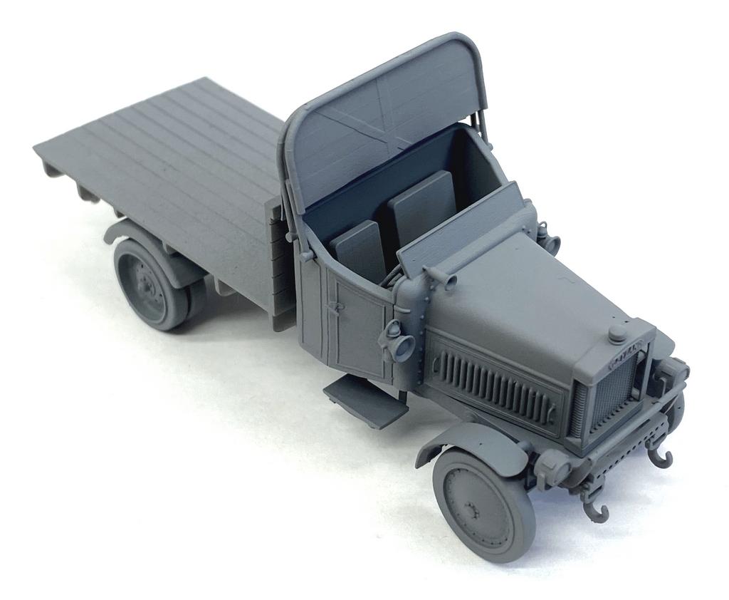 AIM - Ground Equipment GE72142 1:72 Leyland Subsidy A type flatbed lorry - circa 1916 - 3d-printed