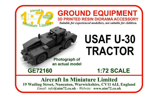 AIM - Ground Equipment GE72160 1:72 USAF U-30 tractor. 3D printed