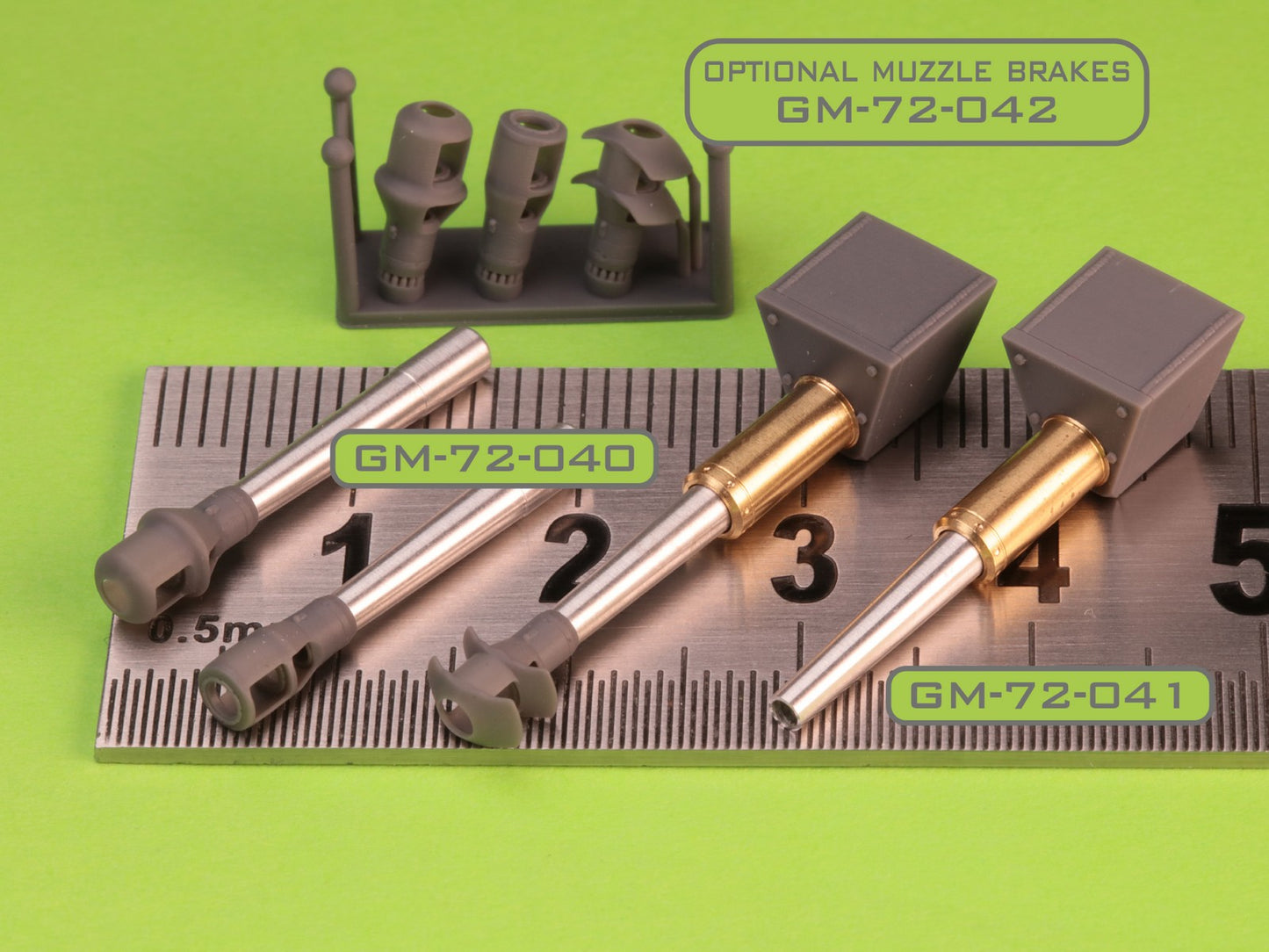 Master GM-72-041 1:72 Sturmhaubitze 42 - 10,5 cm StuH 42 L/28 gun barrel with resin mantlet