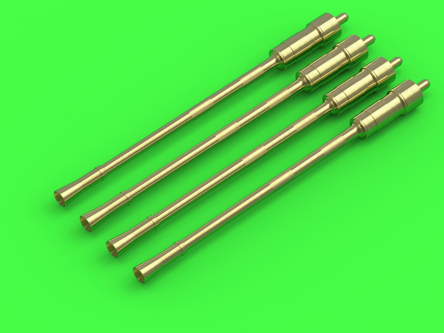 Master GM-72-047 1:72 German 2cm L/65 Flak 38 and Flakvierling 38 gun barrels (4pcs)