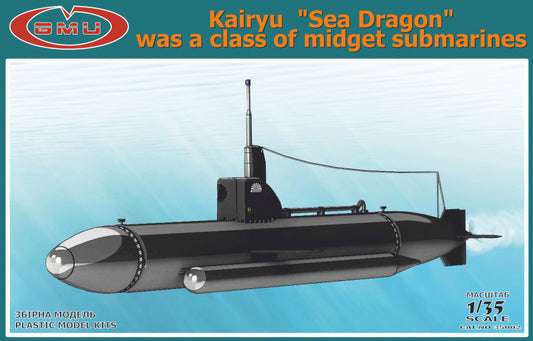 GMU 35002 1:35 Class Of Midget Submarines Kairyu, (Sea Dragon)