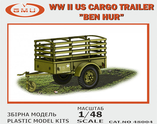 GMU 48004 1:48 'BEN HUR' US Cargo Trailer WWII