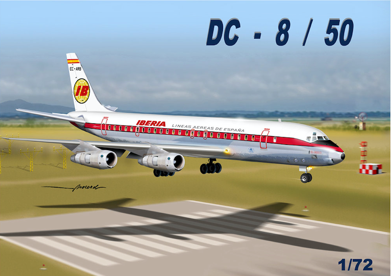 Mach 2 GP110IBA 1:72 Douglas DC-8-50 'Iberia'