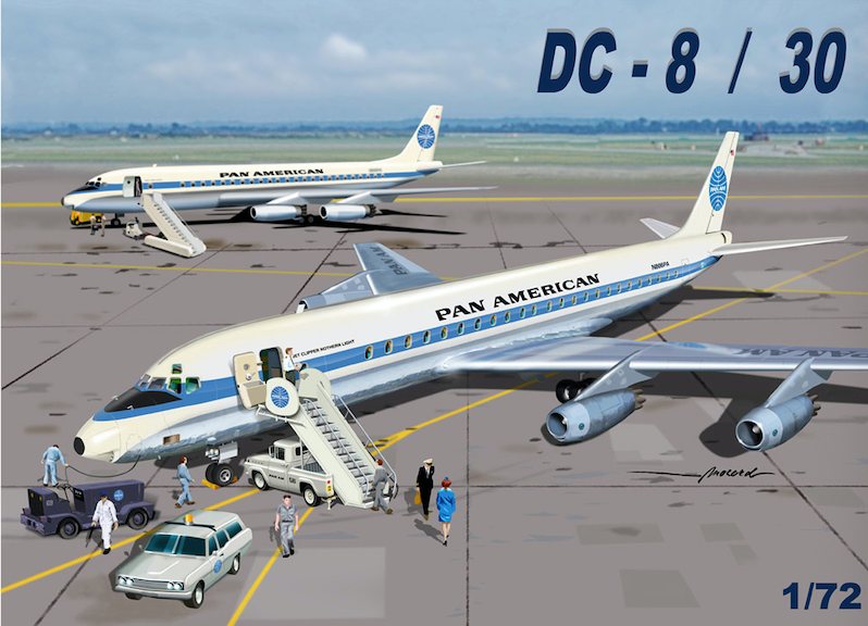 Mach 2 GP110PAA 1:72 Douglas DC-8-30 'Pan American