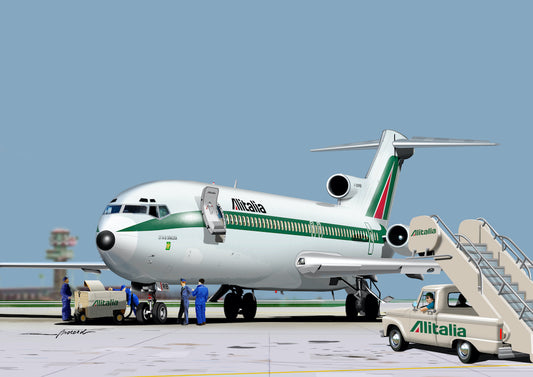 Mach 2 GP111ALI 1:72 Boeing 727-200 Alitalia