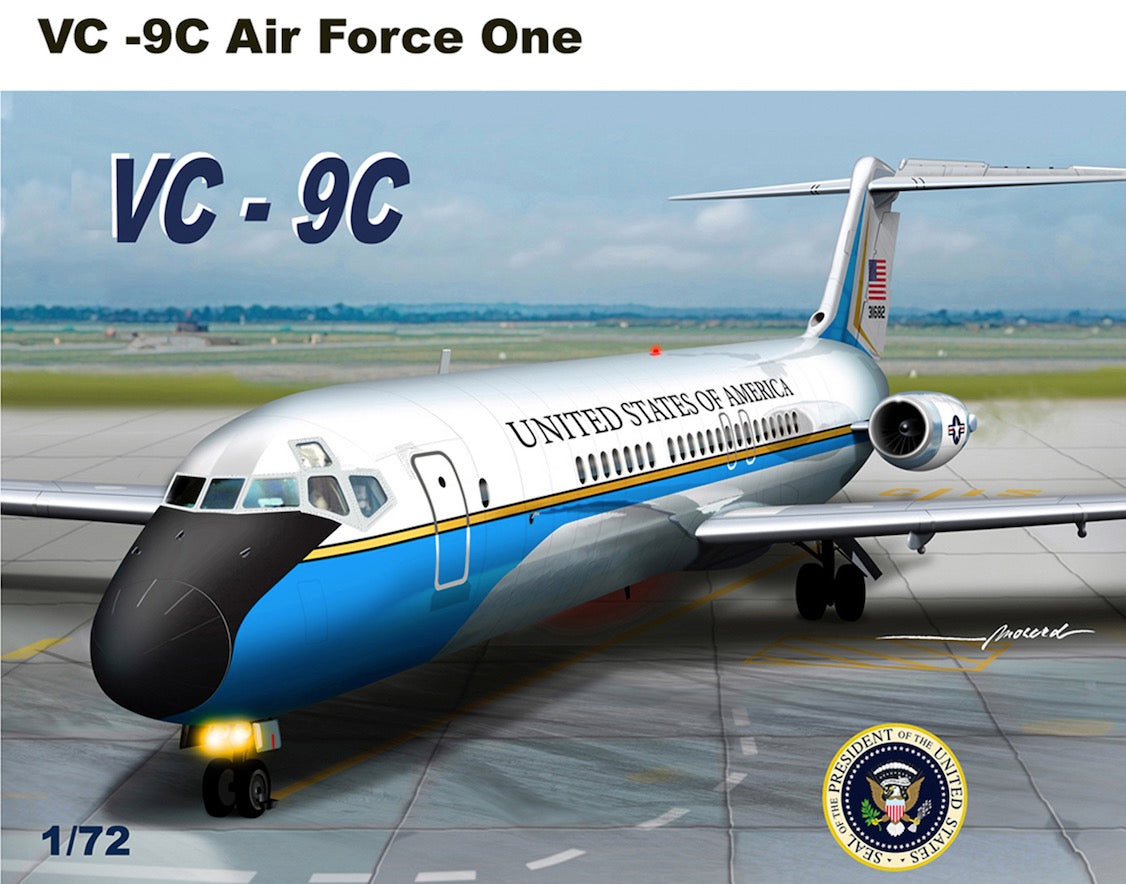 Mach 2 GP112AF1 1:72 Douglas DC-9 Air Force 1 (VC-9C)