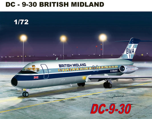 Mach 2 GP112BMA 1:72 Douglas DC-9 British Midland (DC-9-30)