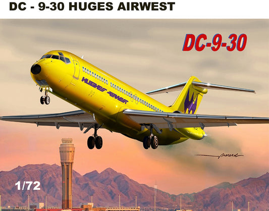 Mach 2 GP112HUW 1:72 Douglas DC-9 Hughes Airwest (DC-9-30)