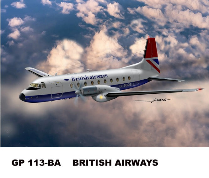 Mach 2 GP113BA 1:72 Hawker-Siddeley HS.748 British Airways