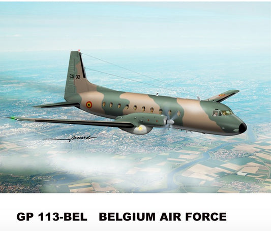 Mach 2 GP113BEL 1:72 Hawker-Siddeley HS.748 Belgium Air Force