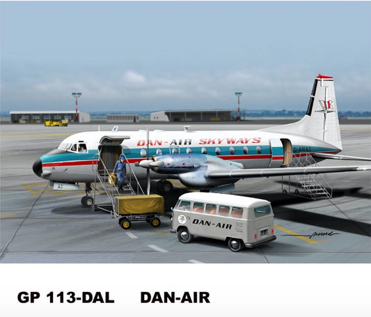 Mach 2 GP113DAL 1:72 Hawker-Siddeley HS.748 DAN AIR SKYWAYS