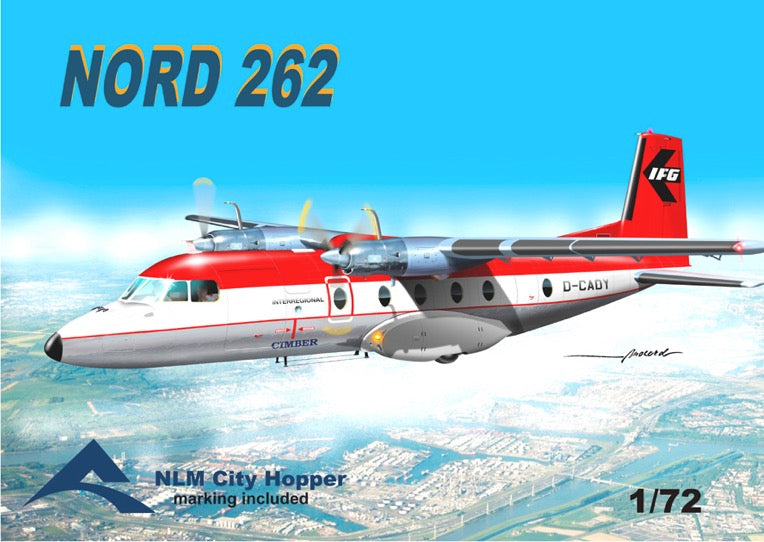 Mach 2 GP114CIM 1:72 Nord 262 Cimber D-CADY and NLM City Hopper