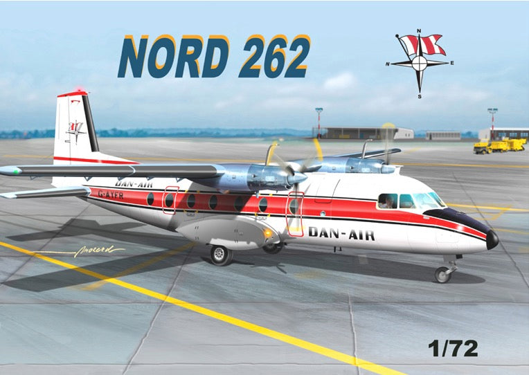 Mach 2 GP114DAN 1:72 Nord 262 Dan Air