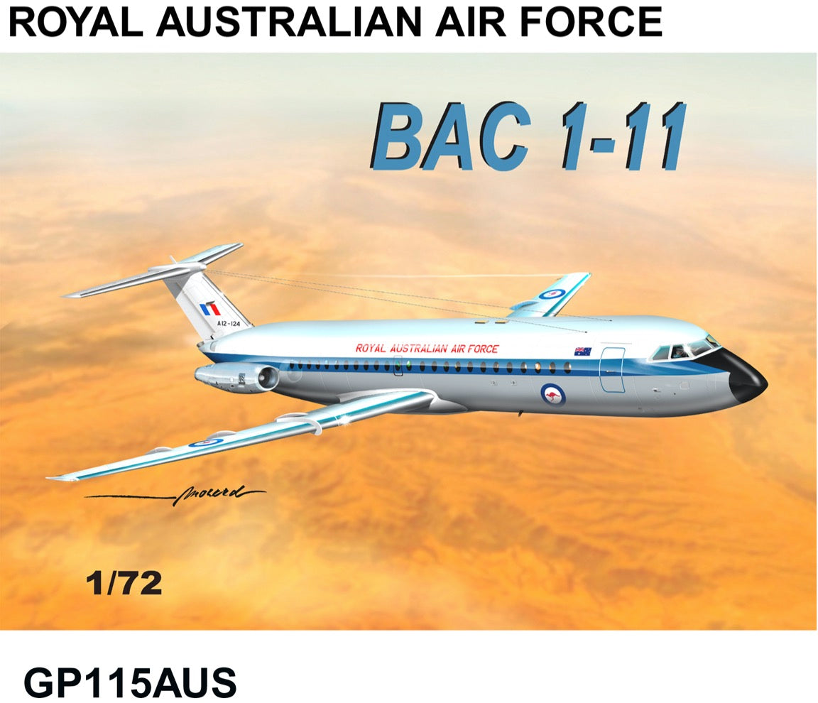 Mach 2 GP115AUS 1:72 BAC 1-11 Royal Australian Air Force