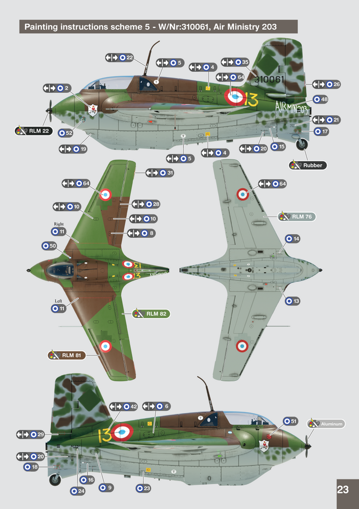 GasPatch Models 72317 1:72 Messerschmitt Me-163B 'Komet' 3D-printed