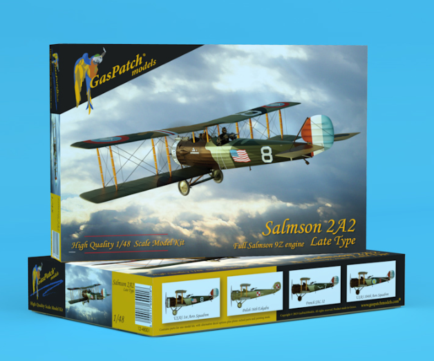 GasPatch Models 48001 1:48 Salmson 2A2 Late Type
