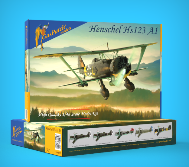 GasPatch Models 48095 1:48 Henschel Hs-123A-1