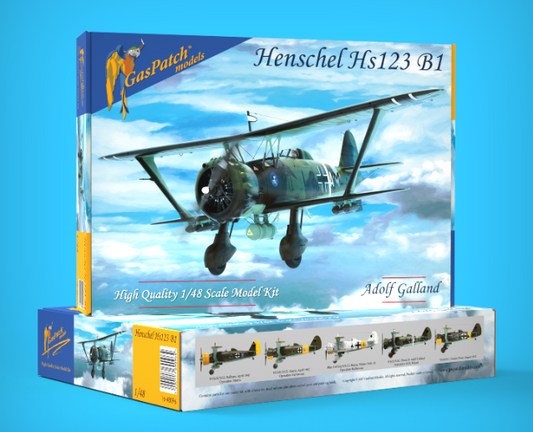 GasPatch Models 48096 1:48 Henschel Hs-123B-1