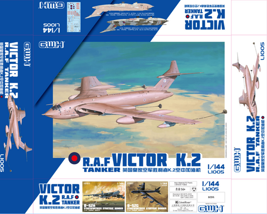 Great Wall Hobby L1005 1:144 Handley-Page Victor K.2 (V Bombers/V-Bombers/V.Bombers)