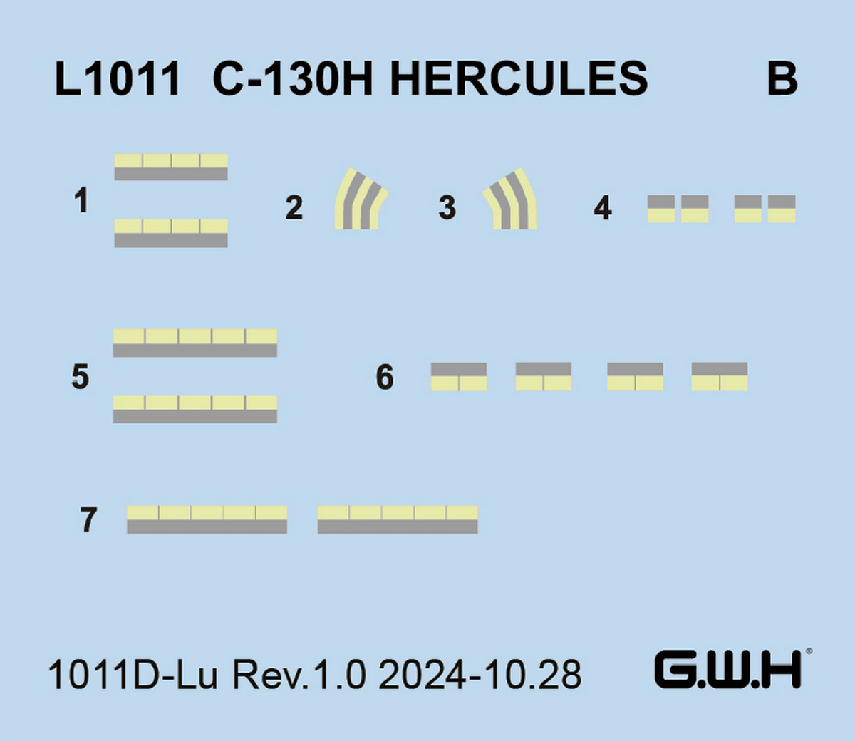 Great Wall Hobby L1011 1:144 Lockheed C-130H Hercules USAF