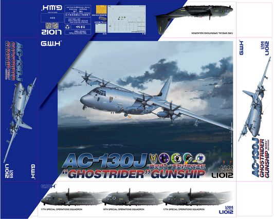 Great Wall Hobby L1012 1:144 Lockheed AC-130J 'Ghostrider' Gunship