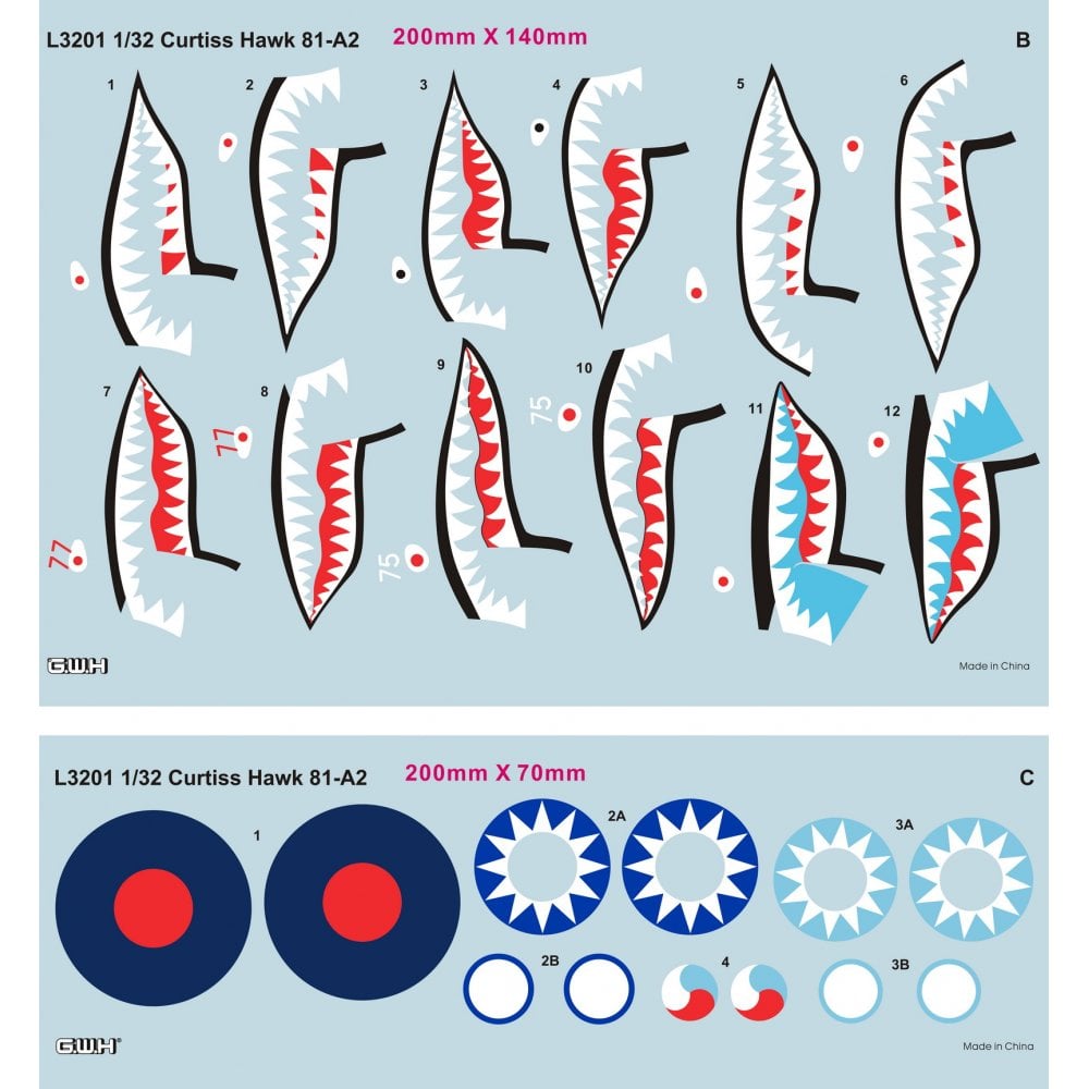 Great Wall Hobby L3201 1:32 Curtiss Hawk 81-A2 AVG