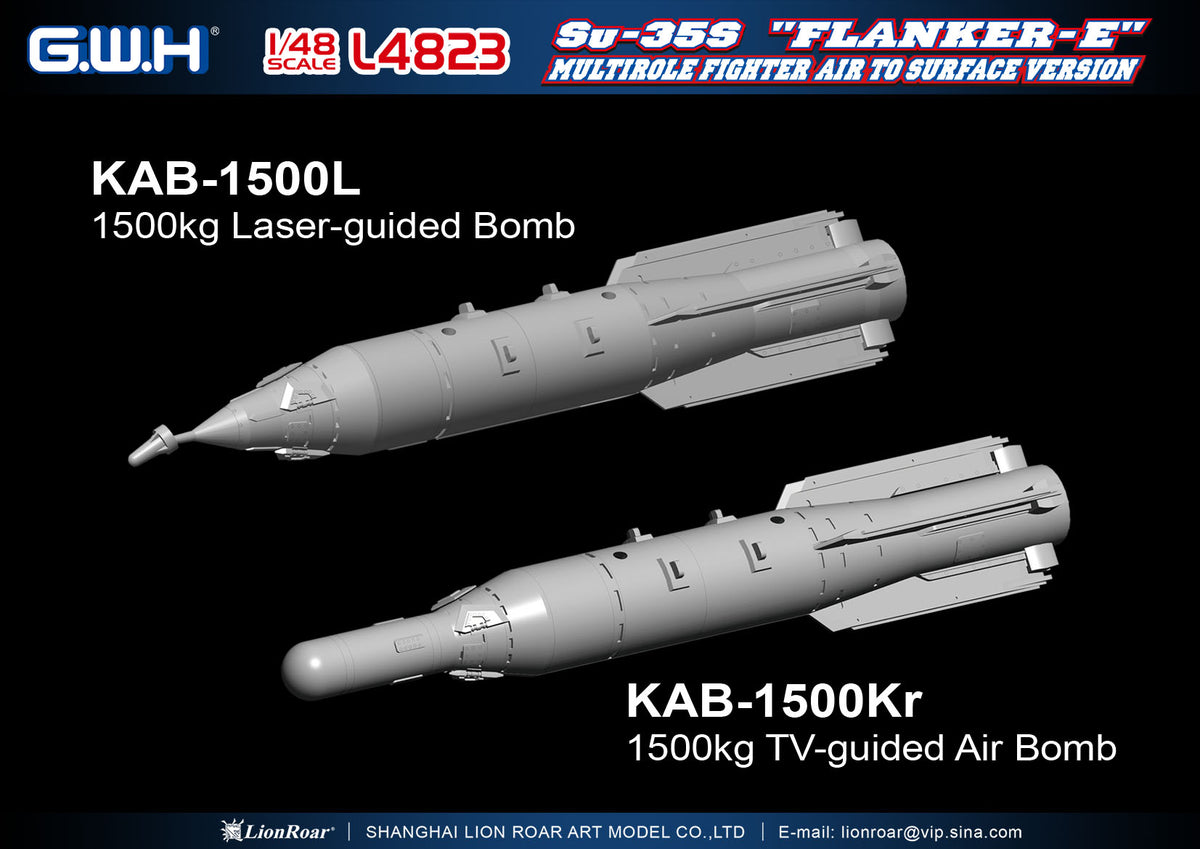 Great Wall Hobby L4823 1:48 Sukhoi Su-35S 'Flanker E' Multi-role Fighter Air to Surface Version