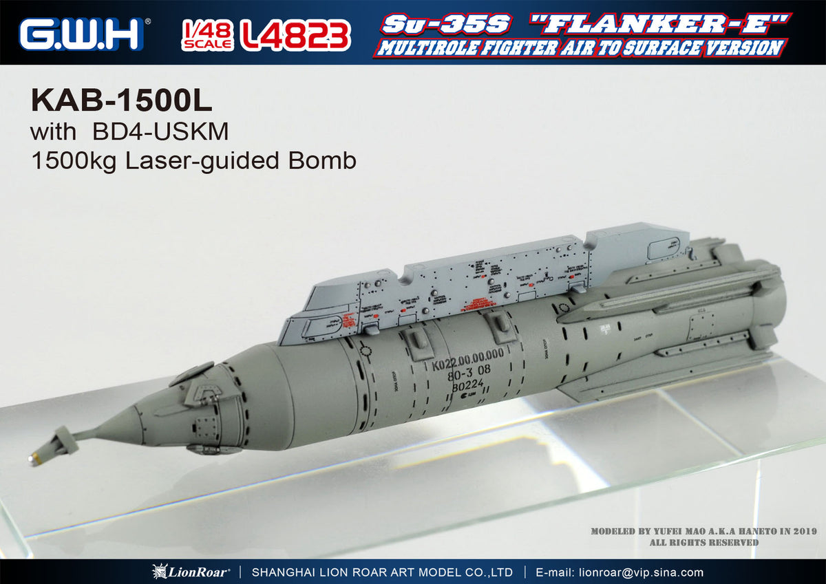 Great Wall Hobby L4823 1:48 Sukhoi Su-35S 'Flanker E' Multi-role Fighter Air to Surface Version