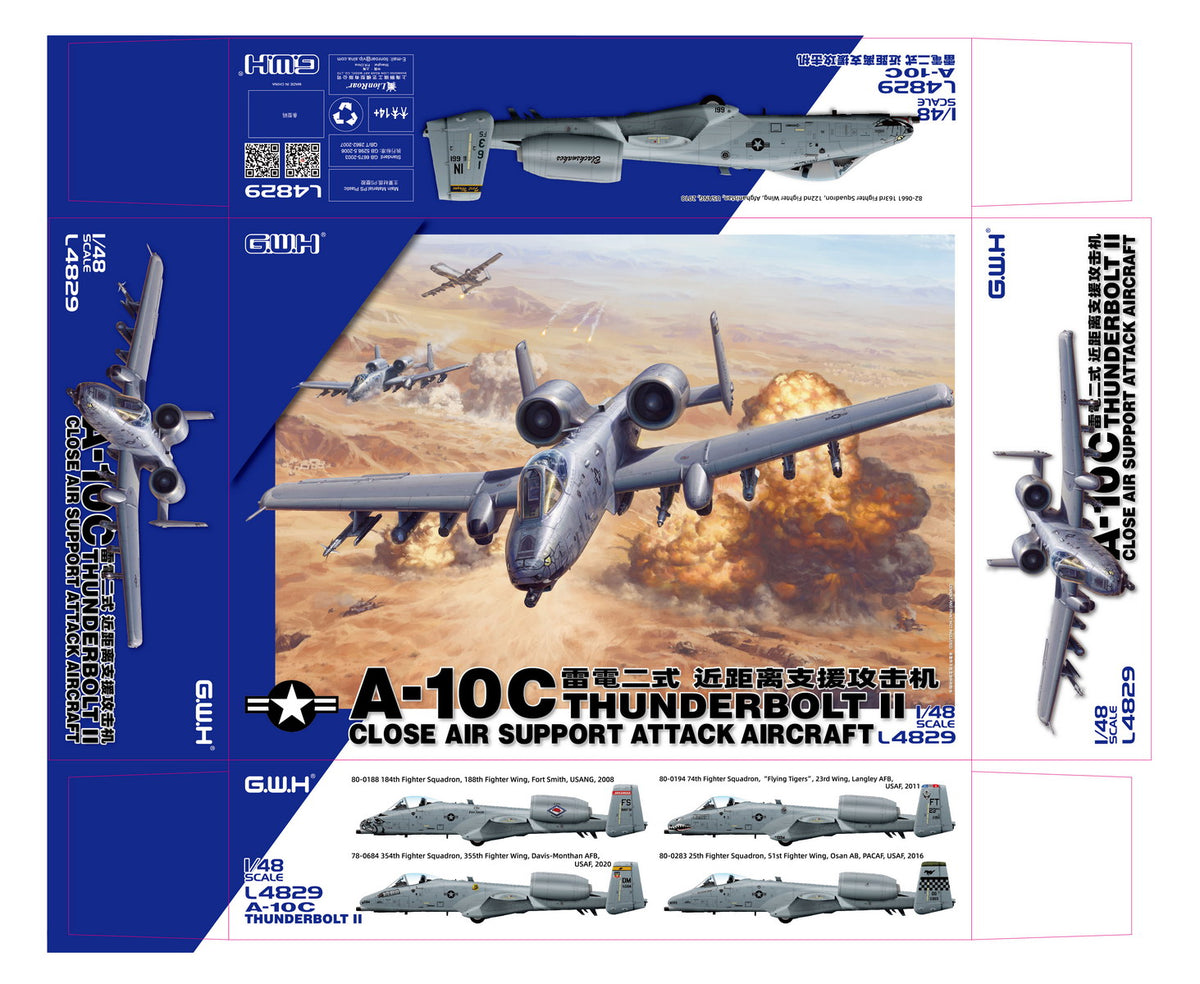 Great Wall Hobby L4829 1:48 Fairchild A-10C Thunderbolt II