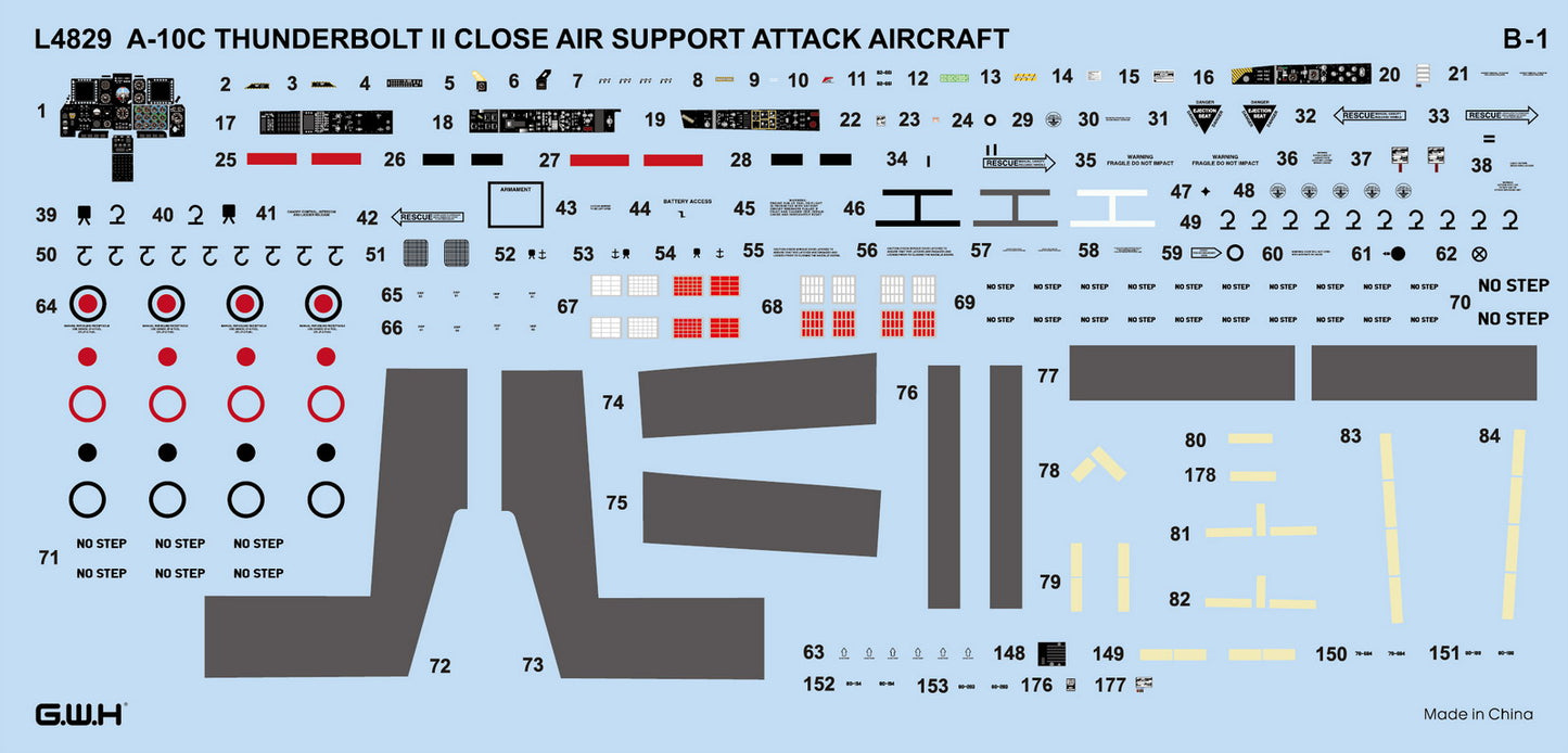 Great Wall Hobby L4829 1:48 Fairchild A-10C Thunderbolt II