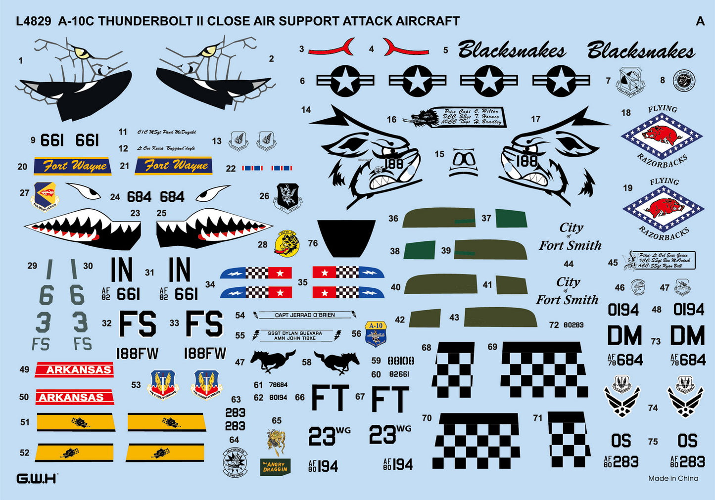 Great Wall Hobby L4829 1:48 Fairchild A-10C Thunderbolt II