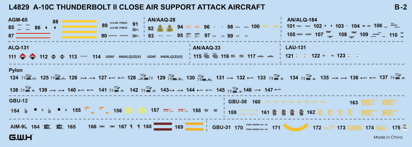 Great Wall Hobby L4829 1:48 Fairchild A-10C Thunderbolt II