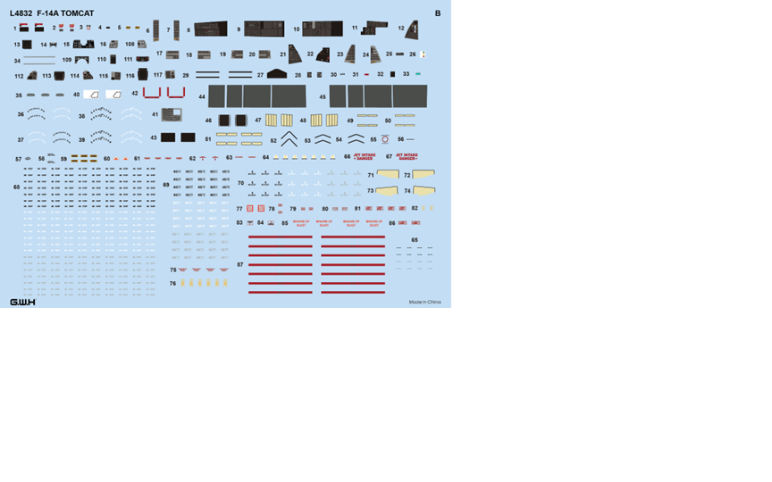 Great Wall Hobby L4832 1:48 Grumman F-14B Tomcat