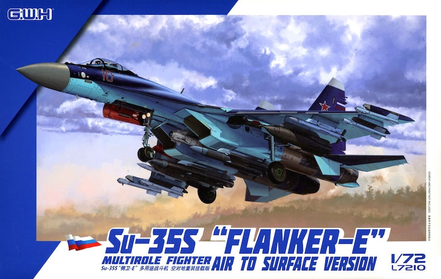 Great Wall Hobby L7210 1:72 Sukhoi Su-35S 'Flanker E' Multirole Fighter Air-to-Surface Version