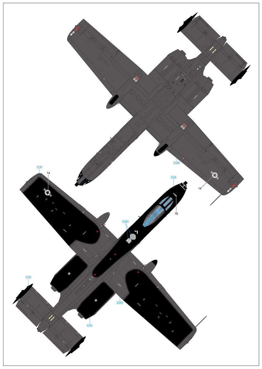 Great Wall Hobby S4823 1:48 A-10C Thunderbolt II Blacksnake, Indiana Air National Guard 1921-2021