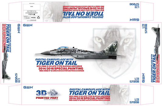 Great Wall Hobby S7208 1:72 Mikoyan MiG-29AS Slovak Air Force 2014/2016 Special Painting