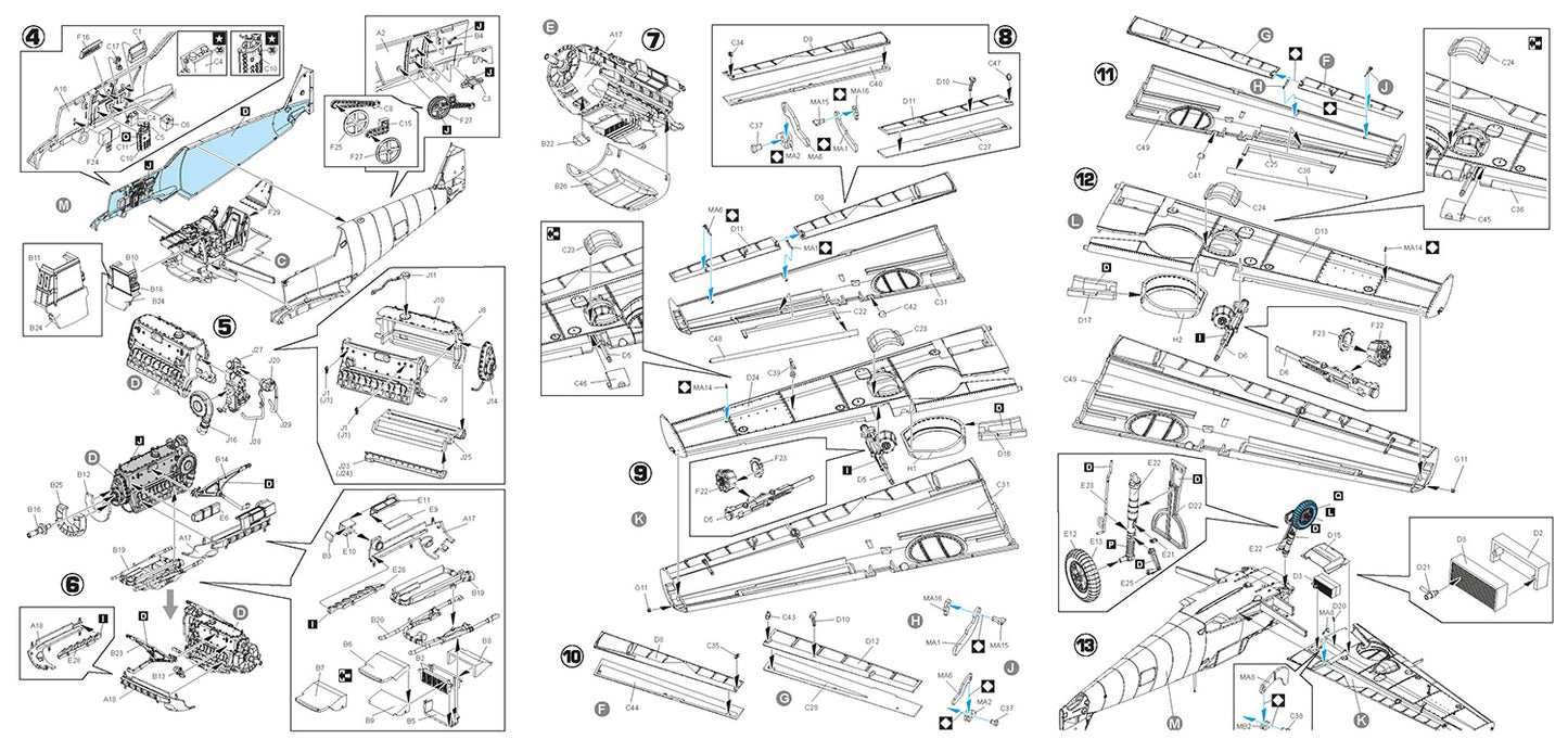 Hobby 2000 32006 1:32 Messerschmitt Bf109 E-7 trop