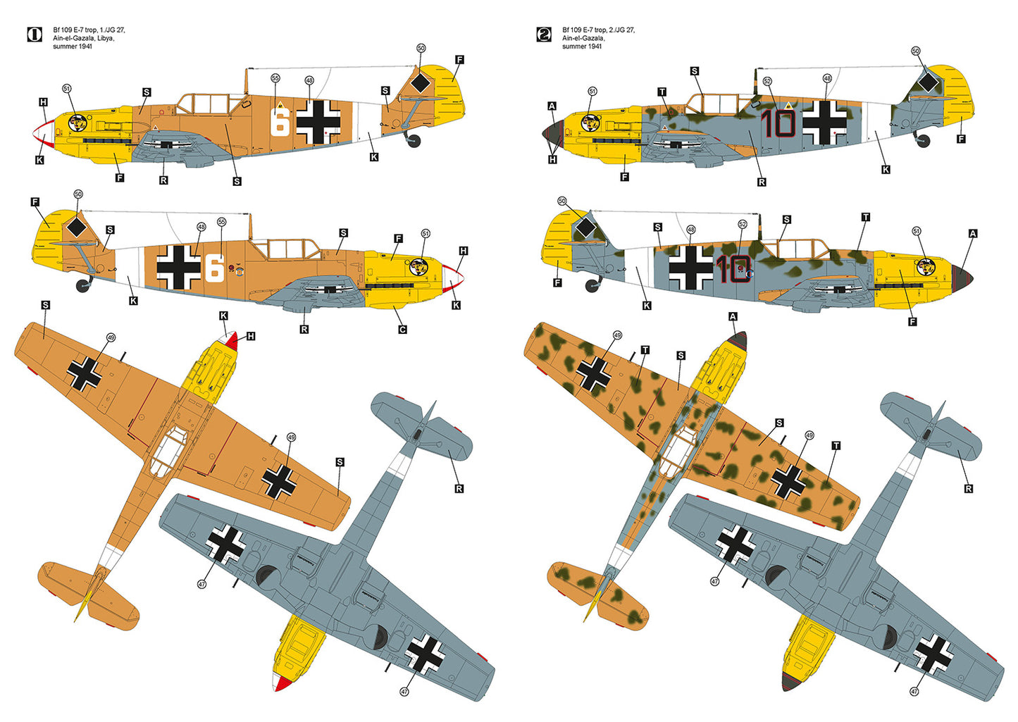 Hobby 2000 32006 1:32 Messerschmitt Bf109 E-7 trop