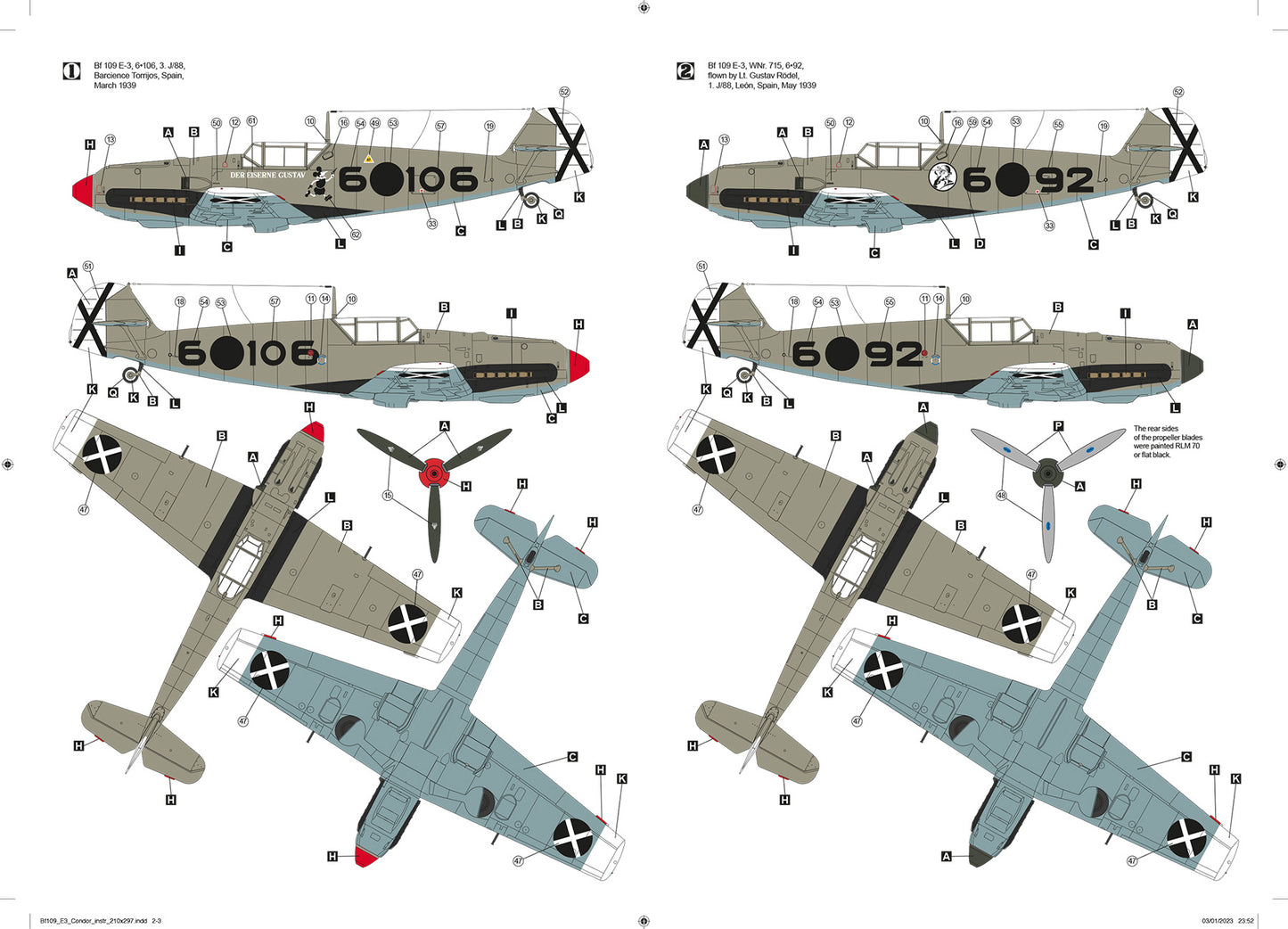 Hobby 2000 K32009 1:32 Messerschmitt Bf-109E-3 Legion Condor