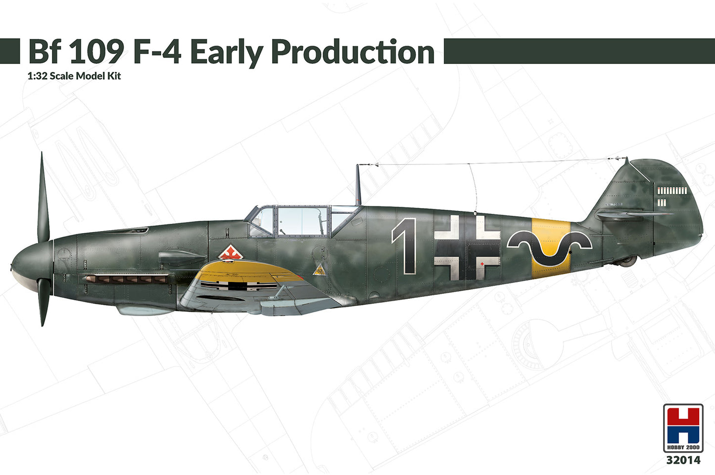 Hobby 2000 32014 1:32 Messerschmitt Bf-109F-4 Early Production