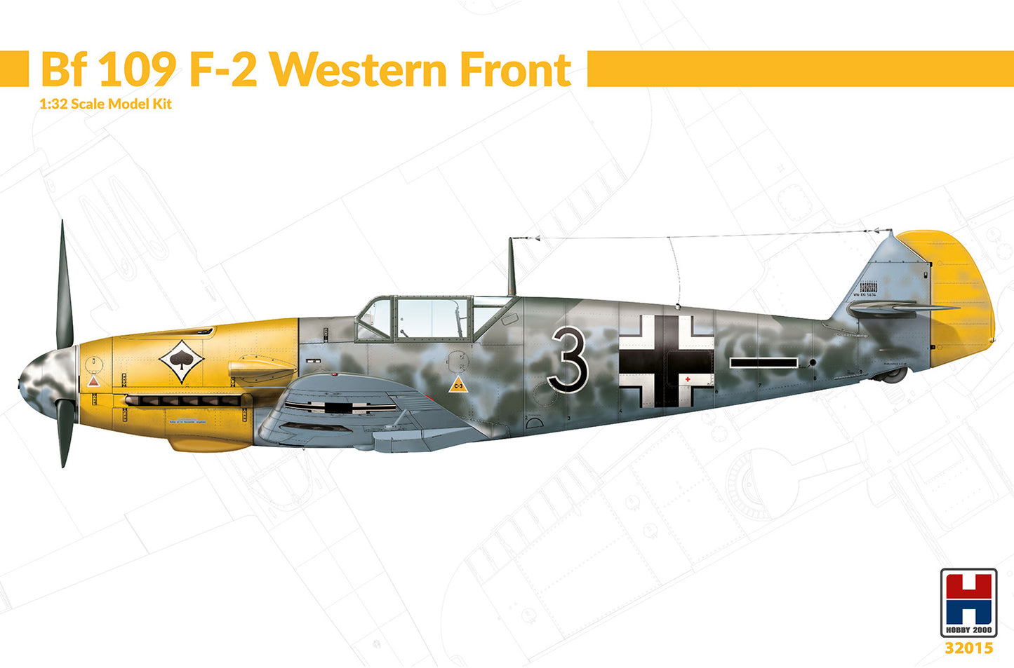 Hobby 2000 32015 1:32 Messerschmitt Bf-109F-2 Western Front