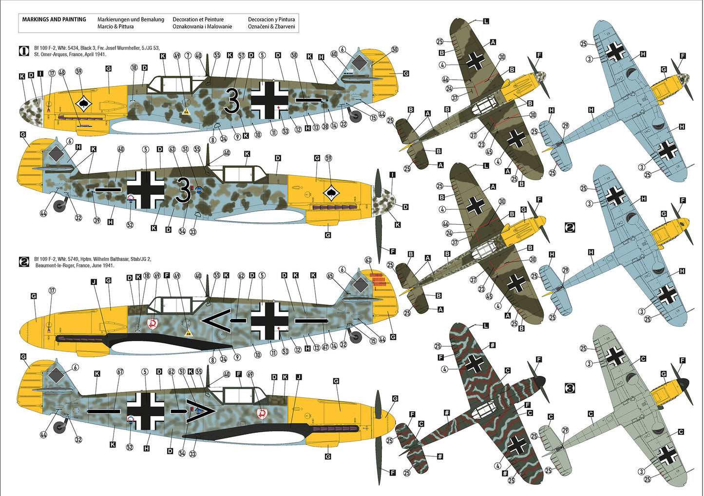 Hobby 2000 32015 1:32 Messerschmitt Bf-109F-2 Western Front