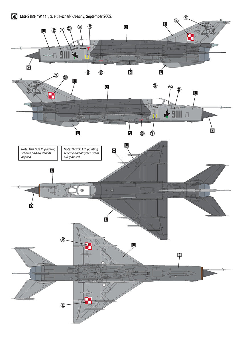 Hobby 2000 32019 1:32 Mikoyan MiG-21MF Polish Air Force