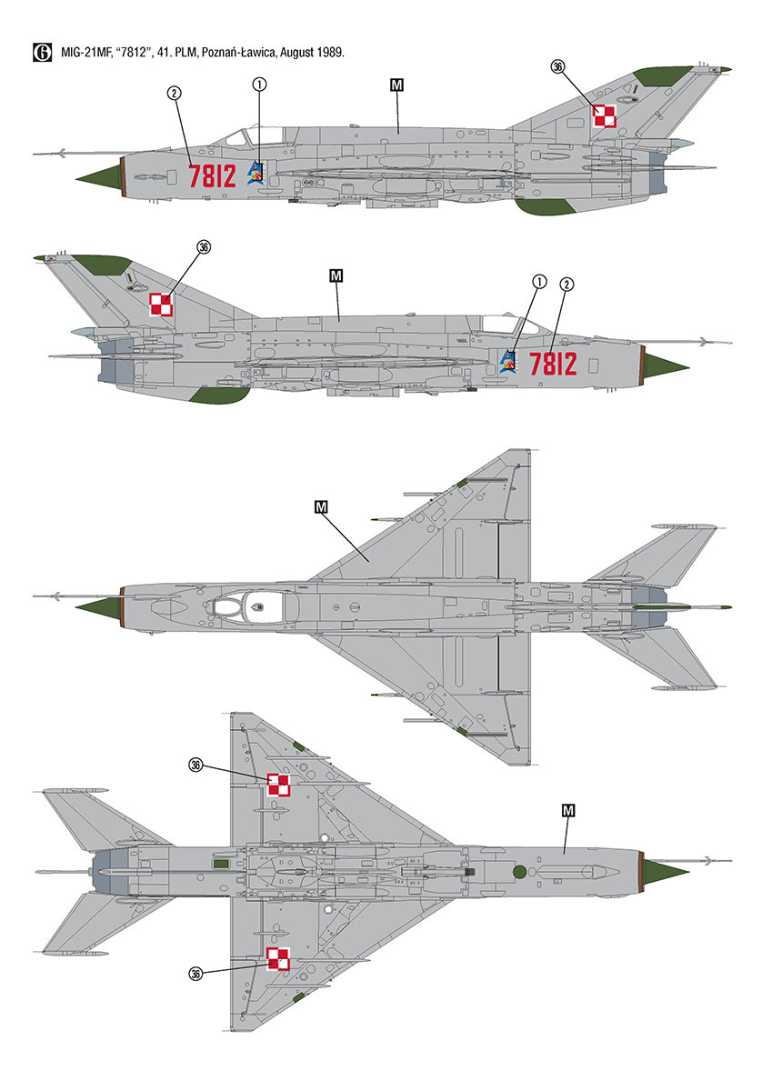 Hobby 2000 32019 1:32 Mikoyan MiG-21MF Polish Air Force