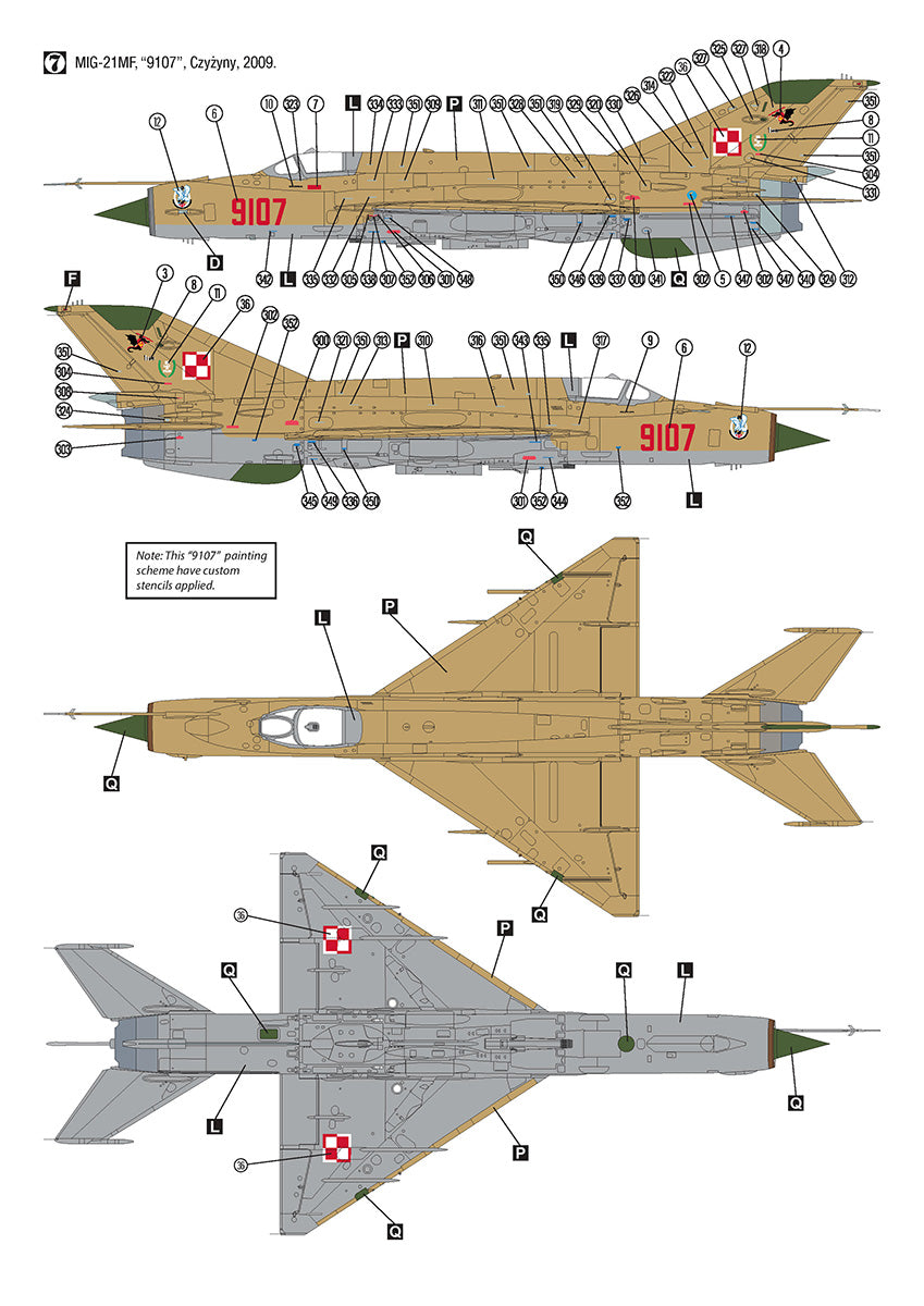 Hobby 2000 32019 1:32 Mikoyan MiG-21MF Polish Air Force