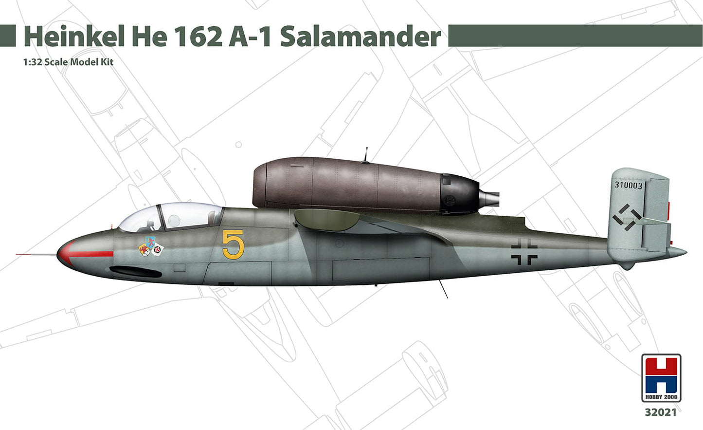 Hobby 2000 32021 1:32 Heinkel He-162A-1 Salamander