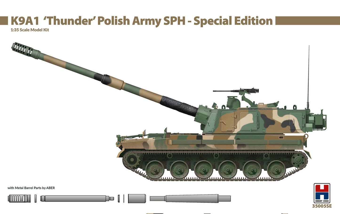 Hobby 2000 35005SE 1:35 K9A1 'Thunder' Polish Army SPH - Special Edition