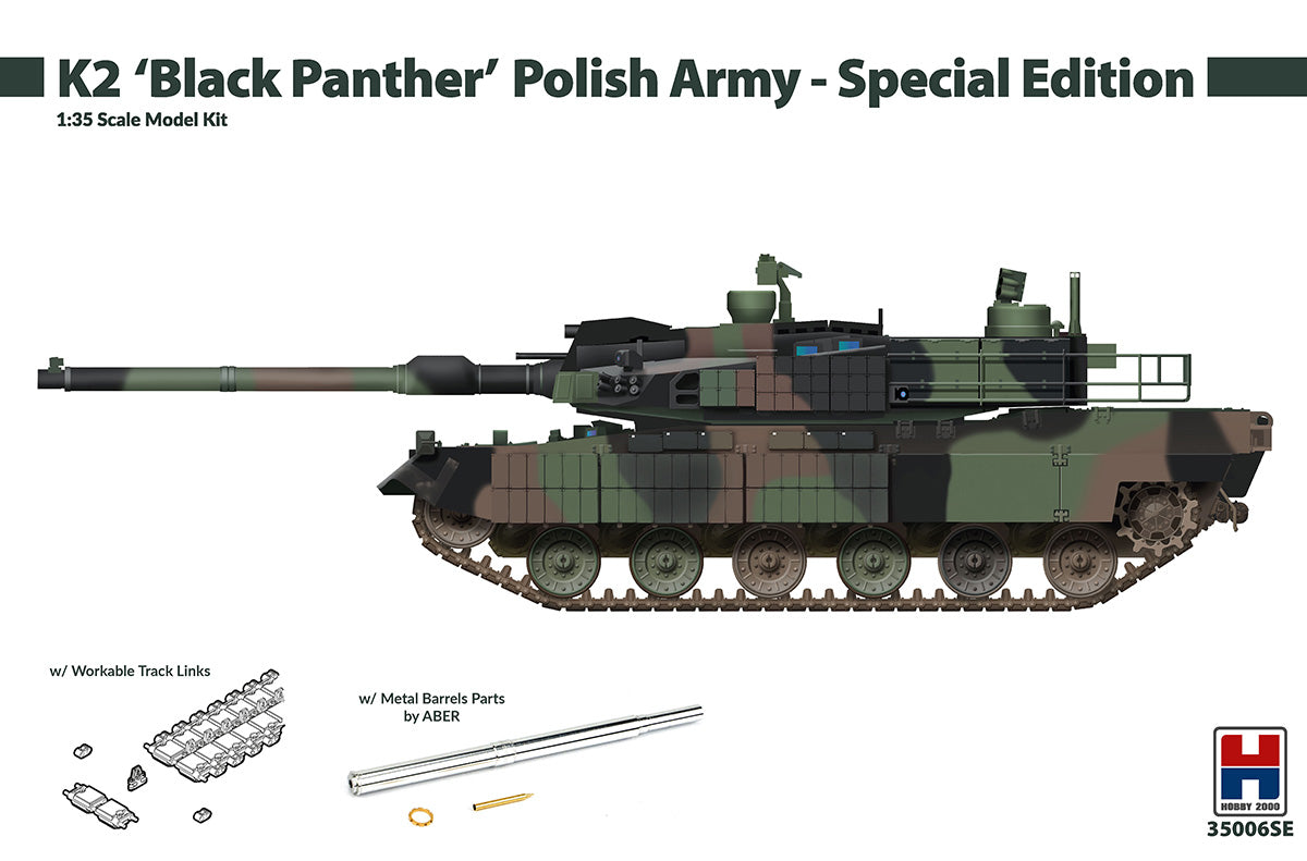 Hobby 2000 35006SE 1:35 K2 'Black Panther' Polish Army - Special Edition'