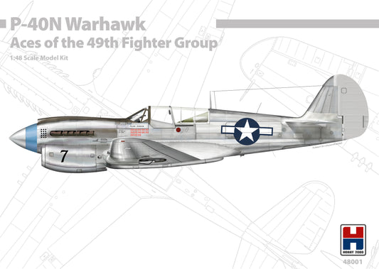 Hobby 2000 K48001 1:48 Curtiss P-40N Warhawk Aces of the 49th Fighter Group